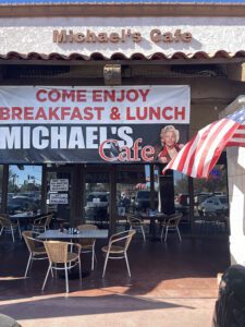 Michaels Cafe Exterior Palm Springs