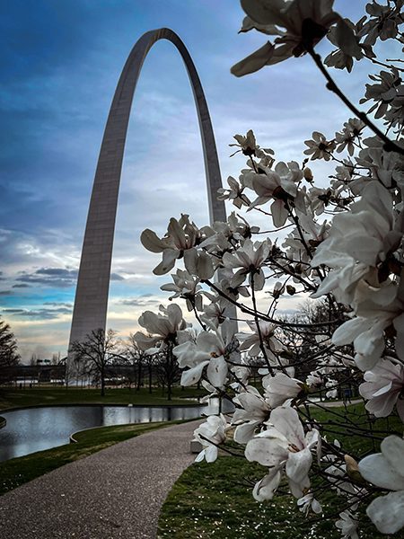 The Gateway Arch in St Louis