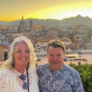 Selfie at Sevens Restaurant in Palermo