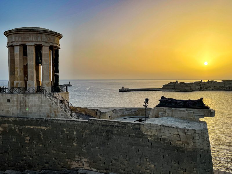 Bell Siege War Memorial in Valletta