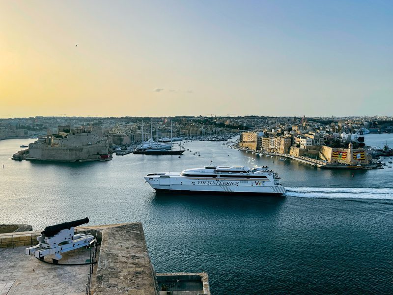 The Grand Harbour in Valletta