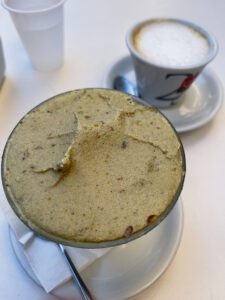 Pistacchio Granita and Espresso