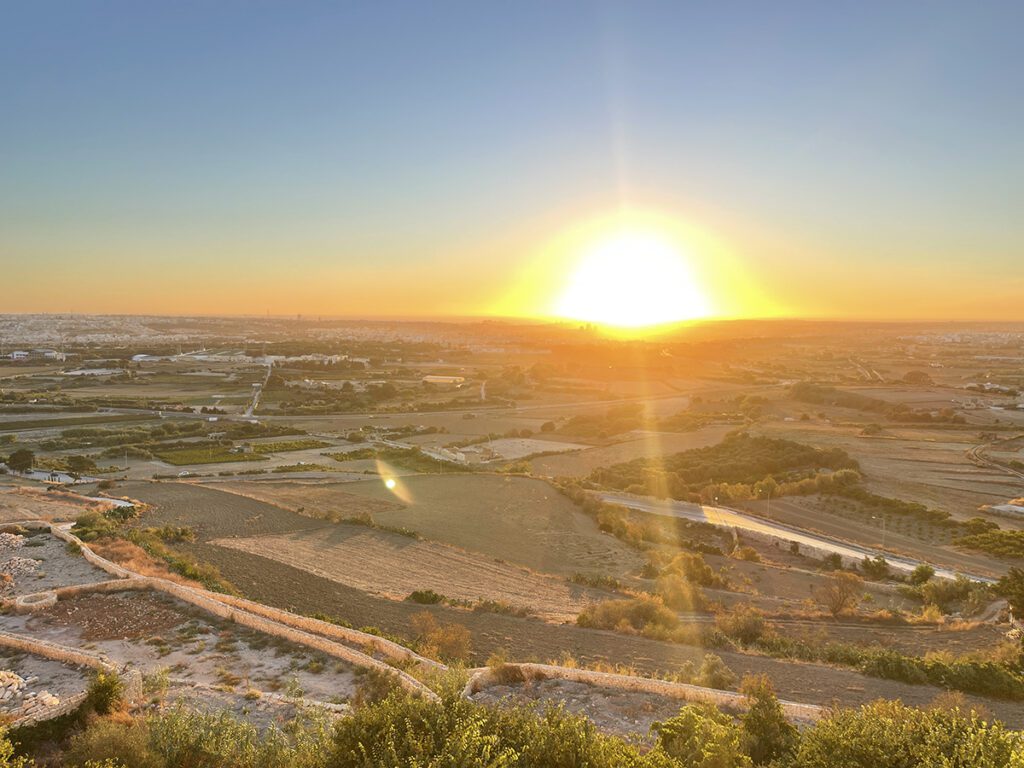 Sunrise in Mdina