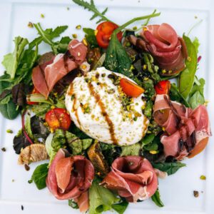 Salad at Fontanolla Tea Garden in Mdina