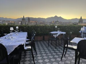 Outdoor Patio at Sevens Restaurant in Palermo