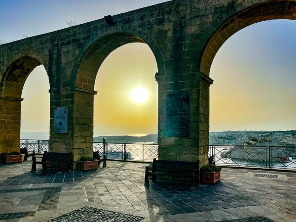 Upper Barrakka Gardens in Valletta