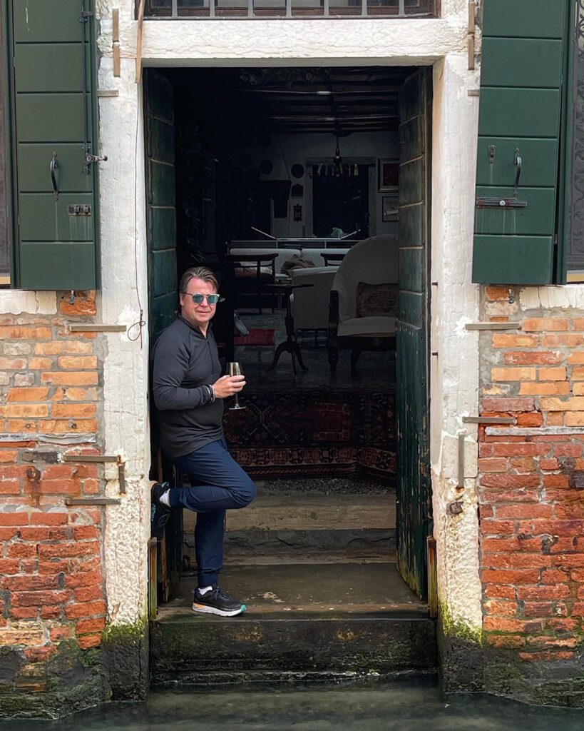 Our Venetian apartment overlooking a canal.