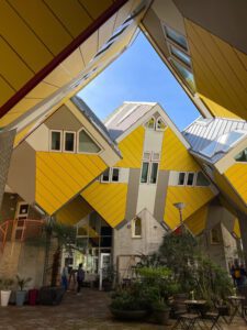Kubuswoningen the famous cube houses of Rotterdam