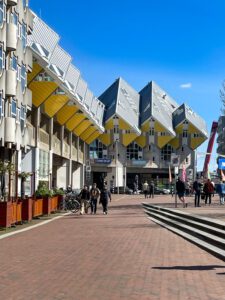 Kubuswoningen the famous cube houses of Rotterdam