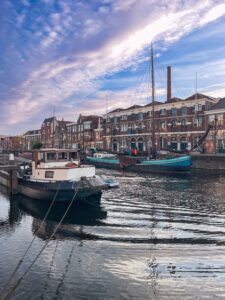 Delfshaven in the Netherlands