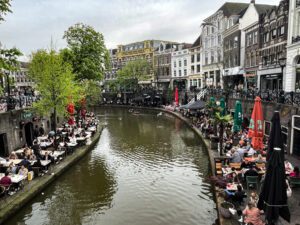 Utrechts iconic canal the Oudegracht