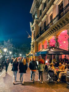The streets of Utrecht in the Netherlands