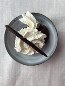 Chocolate Mousse on board The Fluvius