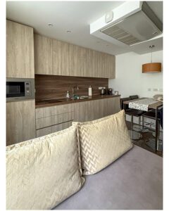 Kitchen in our vacation rental in Ljubljana