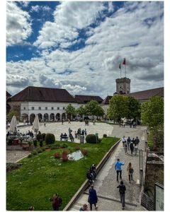 Ljubljana Castle Courtyard