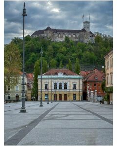 Congress Square in Ljubljana Slovenia