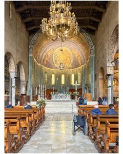 Inside Trieste Cathedral