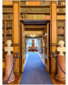 Library at Castello Miramare near Trieste