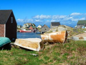 Pretty little Peggy's Cove in Nova Scotia