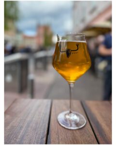 Beer at Pops Place Burger Bar in Ljubljana Slovenia