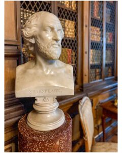 Shakespeare bust at Castello Miramare near Trieste
