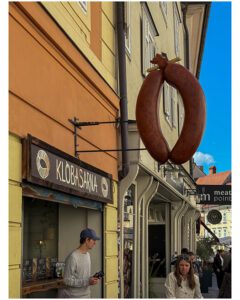 Klobasarna Store Front in Ljubljana