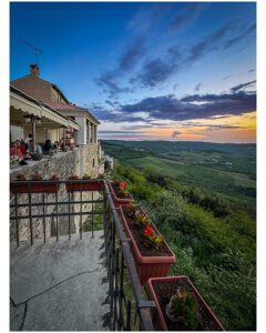 Sunset in Motovun
