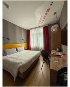 Bedroom at The Modernist Hotel Trieste