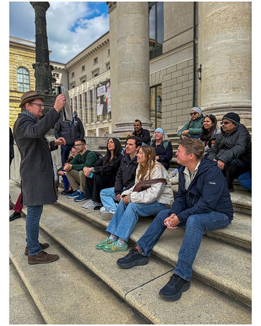 Our Munich tour group and guide