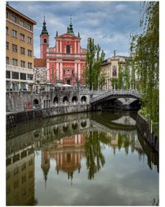Triple Bridge in Ljubljana Slovenia