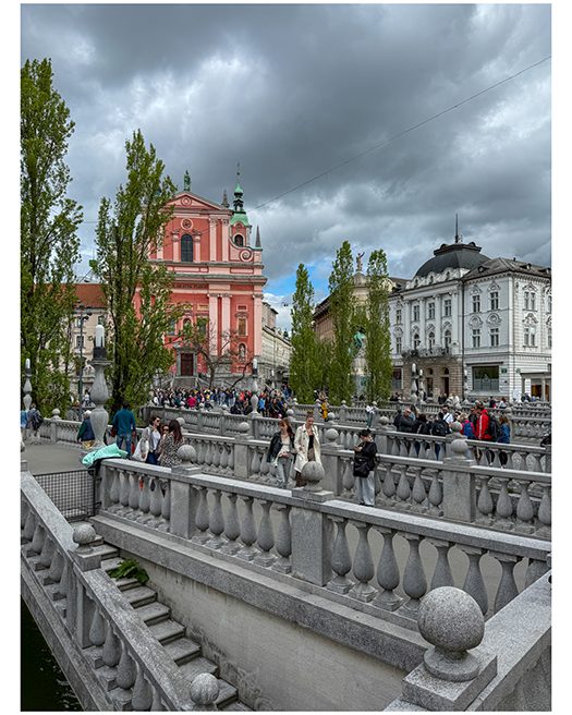 Triple Bridge in Ljubljana Slovenia