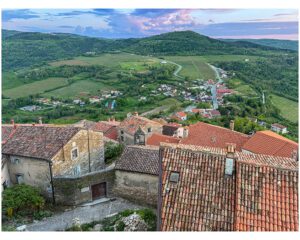 View from Motovun city walls