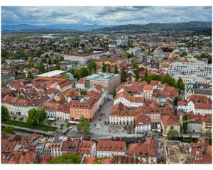 View from Ljubljana Castle Tower