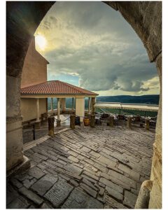 View from inside the walls of Motovun