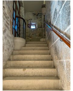 The stairs to St Martins Church in Split