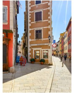The streets of Rovinj