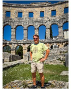 A Gladiator in the Roman Amphitheater