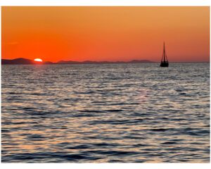 Sunset in Zadar