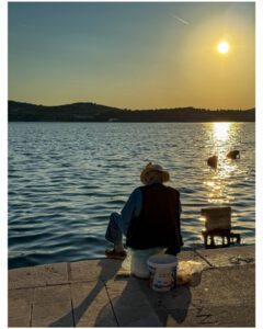 Sunset in Sibenik