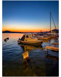 Sunset in Sibenik