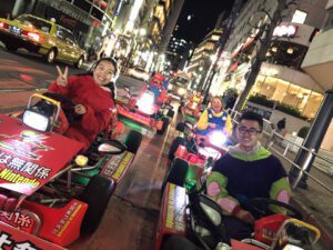 In Tokyo traffic
