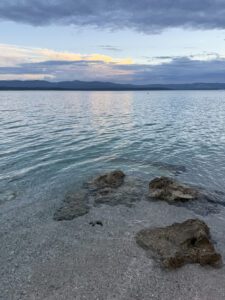 The Adriatic Sea down from our vacation rental