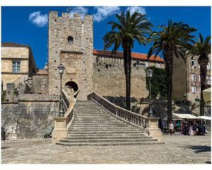 The gate to Old Town Korčula