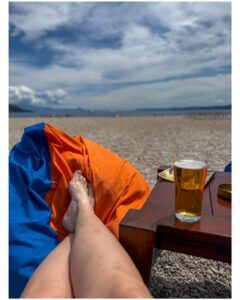 Lazing about on Zlatni Rat