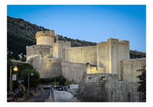 The massive walls and towers of Dubrovnik
