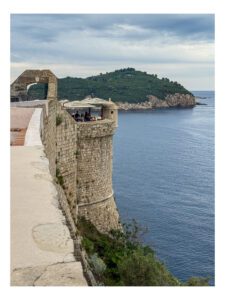 One of the bars along the Dubrovnik walls