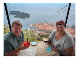 Ron and Tami at Panorama Restaurant