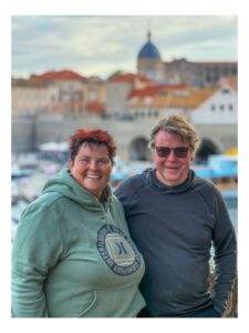 Tami and Ron at Dubrovnik harbour