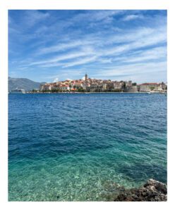 Korčula from afar